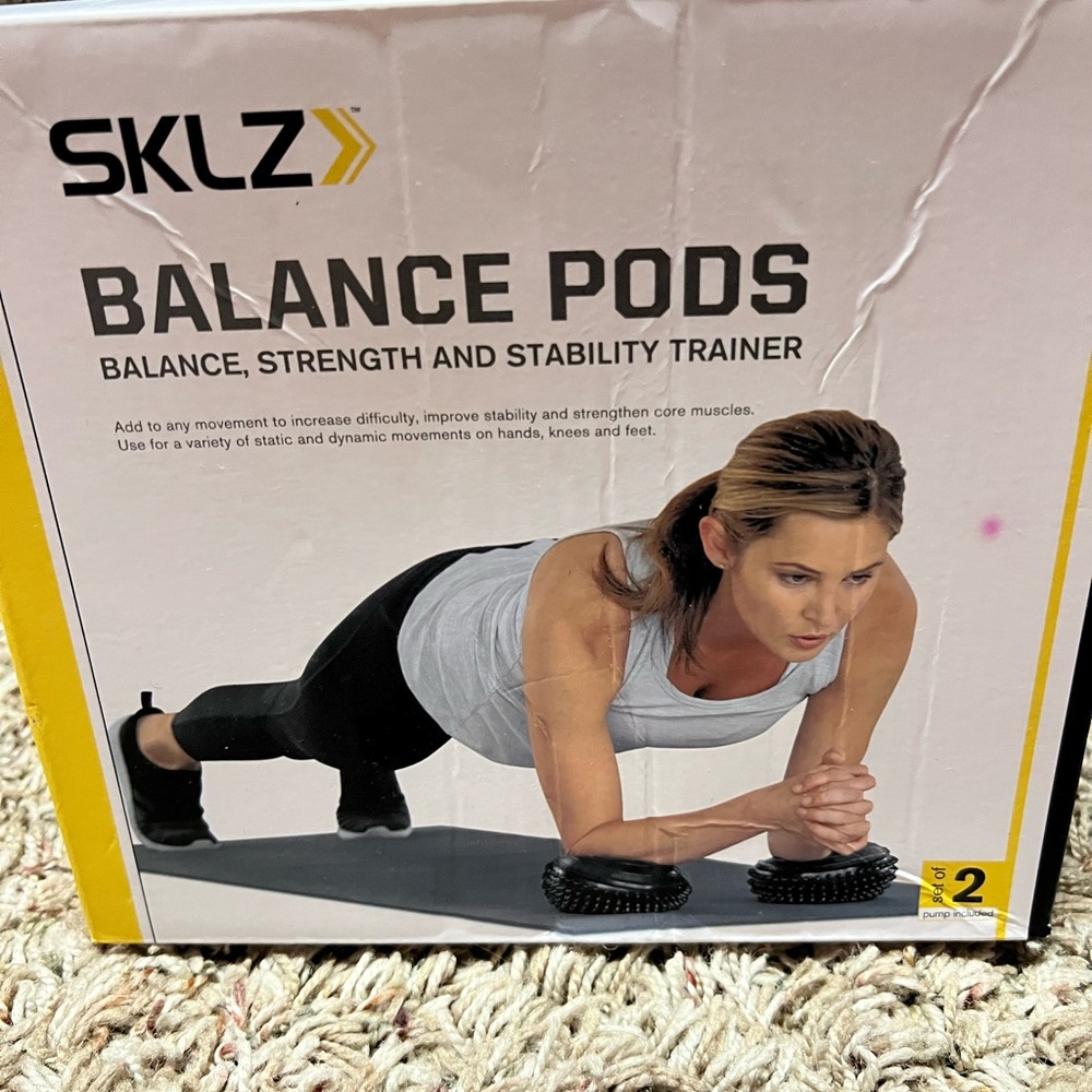 Black and Yellow Balance Pods for Enhanced Stability
